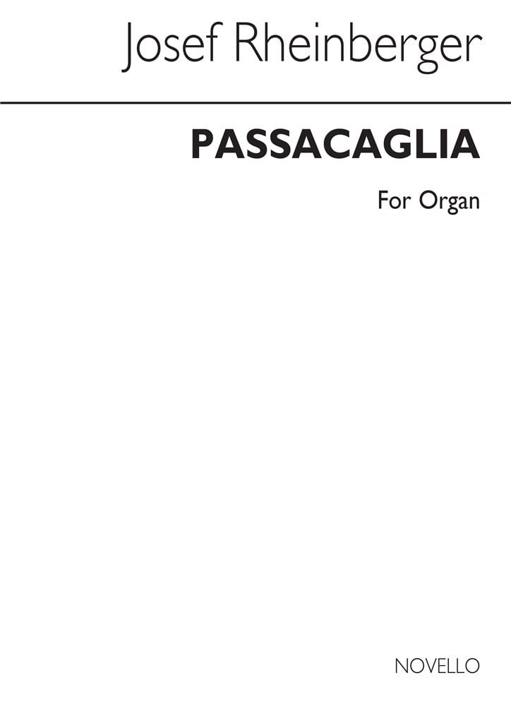 J Passacaglia In E Minor No.10